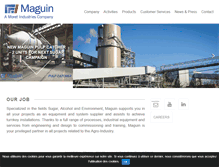Tablet Screenshot of maguin.com